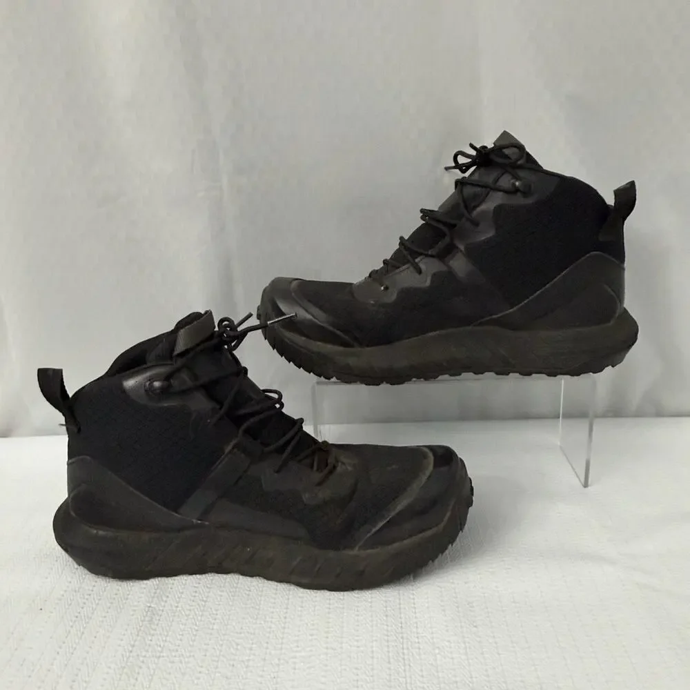 Under Armour Micro G Valsetz Mid Boots Mens 9.5 EE Black Tactical Lace Up